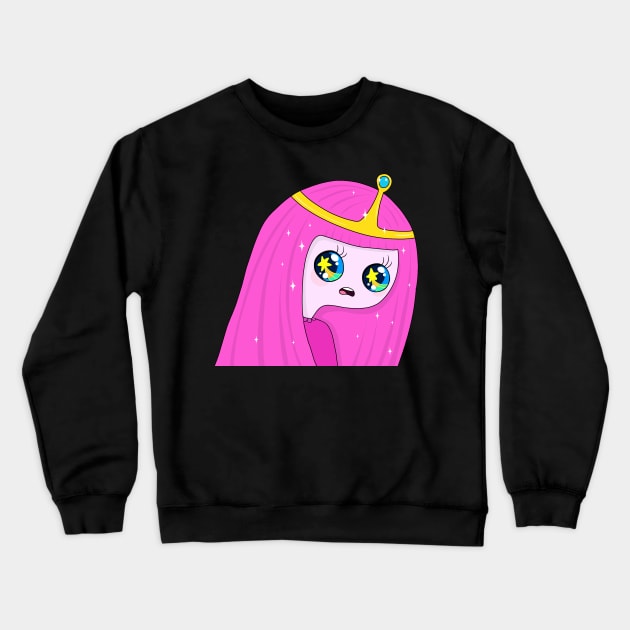 Princess Bubblegum Crewneck Sweatshirt by valentinahramov